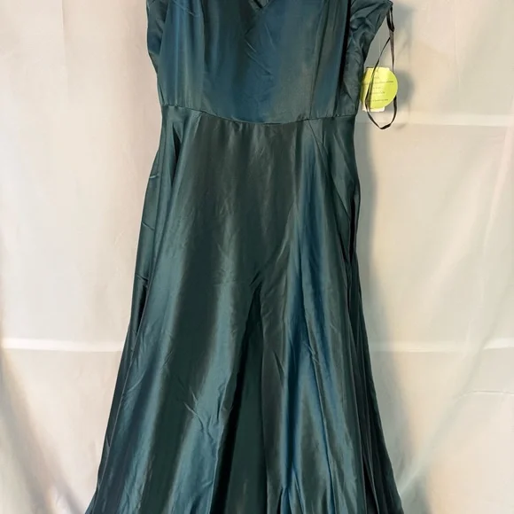 Windsor Women Maxi Dress Size 13 Hunter Green Enchanted Satin Prom Gown  Occasion - joarbit.com